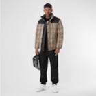 Burberry Burberry Vintage Check Recycled Polyester Puffer Jacket, Beige