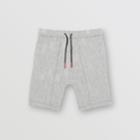 Burberry Burberry Childrens Logo Towelling Drawcord Shorts, Size: 12y, Grey