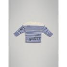 Burberry Burberry Sw1 Print Striped Cotton Top, Size: 10y