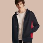 Burberry Burberry Two-tone Jersey Hooded Top, Size: L, Blue