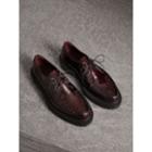 Burberry Burberry Woven-toe Leather Lace-up Shoes, Size: 45.5