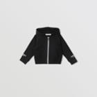 Burberry Burberry Childrens Logo Print Cotton Hooded Top, Size: 12m, Black