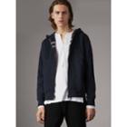 Burberry Burberry Check Detail Jersey Hooded Top, Size: Xxxl