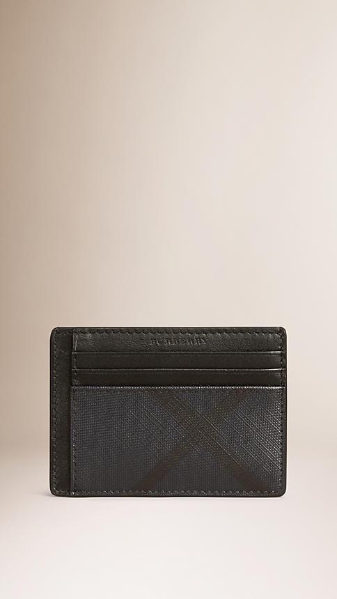 Burberry London Check Money Clip Card Case