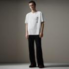Burberry Burberry English Wool Mohair Barathea Tuxedo Trousers, Size: 34, Black