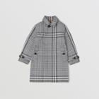 Burberry Burberry Childrens Reversible Check Car Coat, Size: 4y, Black