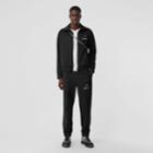 Burberry Burberry Logo Graphic Jersey Trackpants, Size: M, Black
