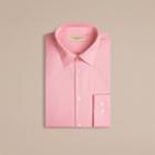 Burberry Burberry Modern Fit Stretch Cotton Shirt, Size: 15.5, Pink