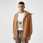 Burberry Burberry Logo Appliqu Cotton Funnel Neck Top, Size: M