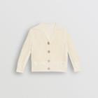 Burberry Burberry Childrens Open Knit Cotton V-neck Cardigan, Size: 12y, White