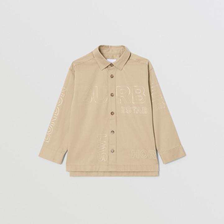 Burberry Burberry Childrens Horseferry Print Cotton Shirt, Size: 10y