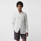 Burberry Burberry Equestrian Knight Check Drawcord Swim Shorts, Size: L, Blue