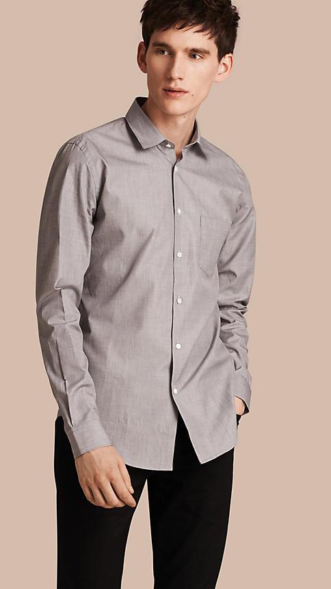 Burberry Mlange Cotton Shirt