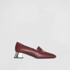 Burberry Burberry Studded Bar Detail Leather Pumps, Size: 35