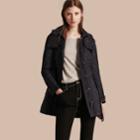Burberry Burberry Diamond Quilted Coat, Size: S, Blue
