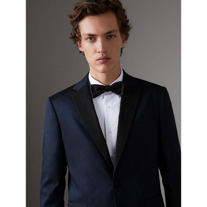 Burberry Burberry Soho Fit Jacquard Evening Jacket, Size: 50r