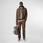 Burberry Burberry Monogram Stripe Print Cotton Trackpants, Size: Xxl, Bridle Brown