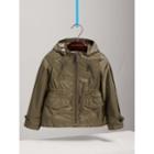 Burberry Burberry Hooded Packaway Technical Jacket, Size: 8y, Green