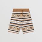 Burberry Burberry Childrens Fair Isle Wool Cashmere Shorts, Size: 10y