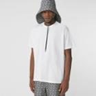 Burberry Burberry Monogram Stripe Print Cotton Oversized T-shirt, Size: L