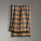 Burberry Burberry Scribble Check Cotton Large Square Scarf, Yellow