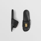 Burberry Burberry Monogram Motif Quilted Lambskin Slides, Size: 39