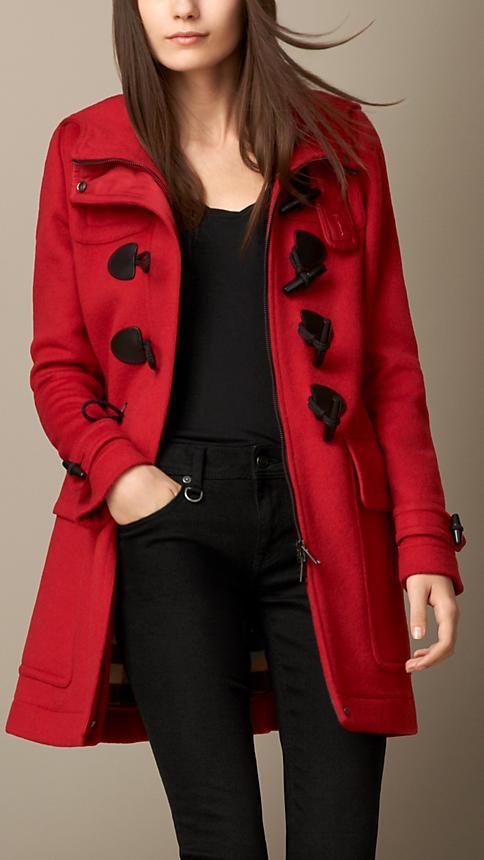 Burberry Brit Straight Fit Duffle Coat