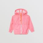 Burberry Burberry Childrens Logo Print Lightweight Hooded Jacket, Size: 2y, Pink