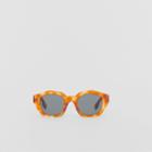 Burberry Burberry Geometric Frame Sunglasses, Brown