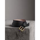 Burberry Burberry Embossed Leather Belt, Size: 80, Black