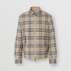 Burberry Burberry Reversible Check Wool Cotton Harrington Jacket, Size: 42