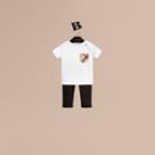 Burberry Burberry Check Pocket T-shirt, Size: 18m, White