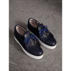 Burberry Burberry Kiltie Fringe Leather Trainers, Size: 42