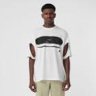 Burberry Burberry Cut-out Detail Logo Print Cotton T-shirt, Size: M, White
