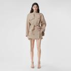 Burberry Burberry Cotton Trench Mini Skirt, Size: 04