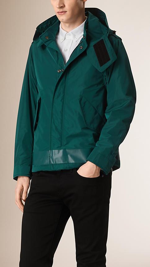 Burberry Brit Technical Jacket With Detachable Hood