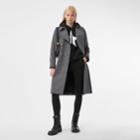Burberry Burberry Regenerated Cashmere Trench Coat, Size: 04, Grey