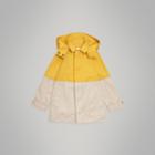 Burberry Burberry Childrens Detachable Hood Colour Block Cotton Car Coat, Size: 10y, Yellow