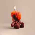 Burberry Burberry The Punk Thomas Bear Charm In Studded Lambskin, Red