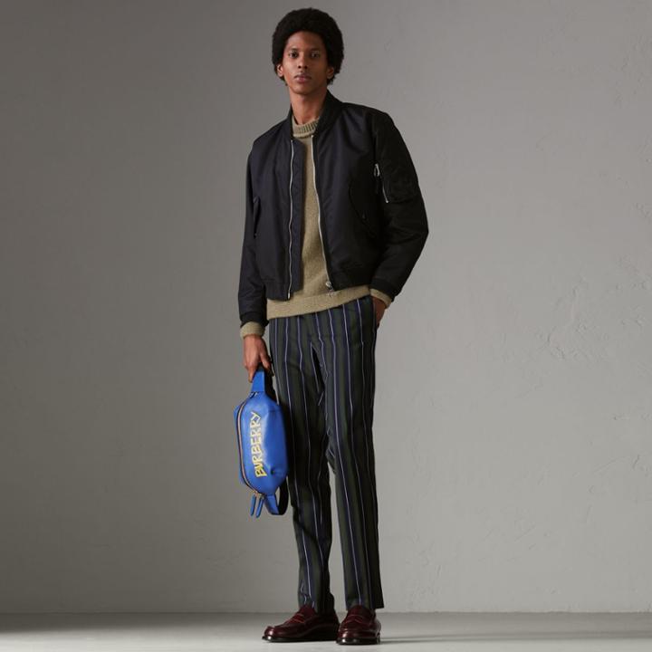 Burberry Burberry Link Stitch Detail Cashmere Sweater, Green