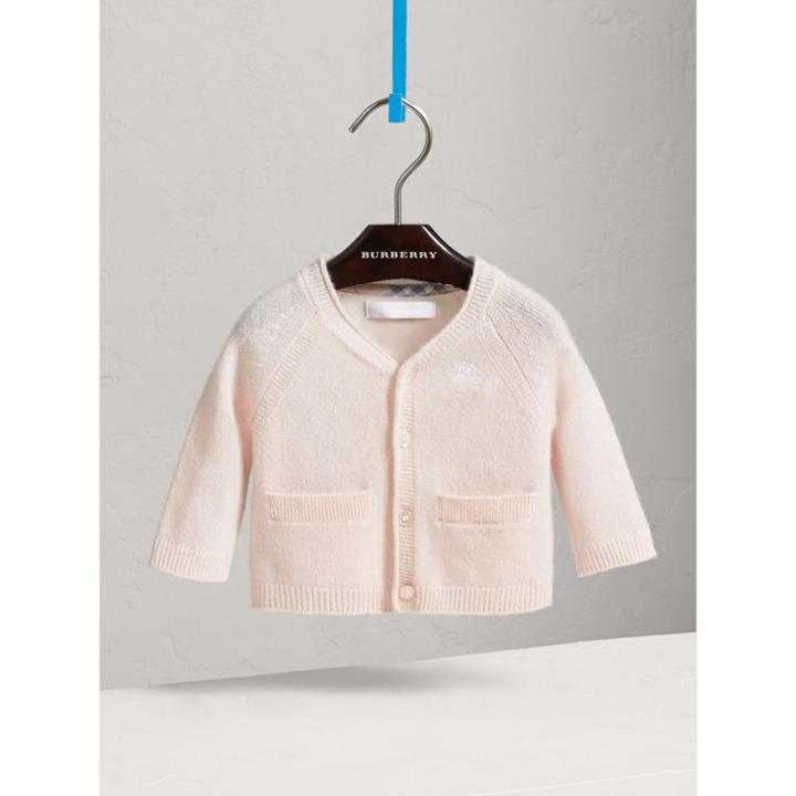 Burberry Burberry Classic Cashmere Cardigan, Size: 3m, Pink