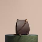 Burberry Burberry The Small Bridle Bag In Leather, Purple