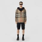 Burberry Burberry Reversible Check Recycled Polyester Hooded Jacket, Size: M
