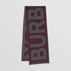 Burberry Burberry Logo Wool Jacquard Scarf