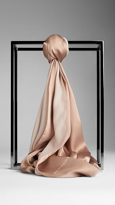 Burberry Reversible Silk Scarf