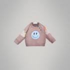 Burberry Burberry Smiley Face Print Cotton Sweatshirt, Size: 18m, Purple