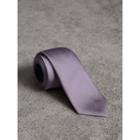 Burberry Burberry Slim Cut Check Silk Twill Tie