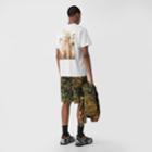 Burberry Burberry Statue Print Cotton Oversized T-shirt, Size: L