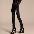 Burberry Burberry Skinny Fit Regimental Jeans, Size: 29, Black