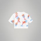 Burberry Burberry Childrens Oversized Spot Print Cotton Top, Size: 18m, White